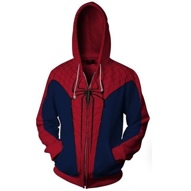 OtakuForm-SH Hoodie 2XL / Red Classic SPIDERMAN Superhero Hoodie Jacket