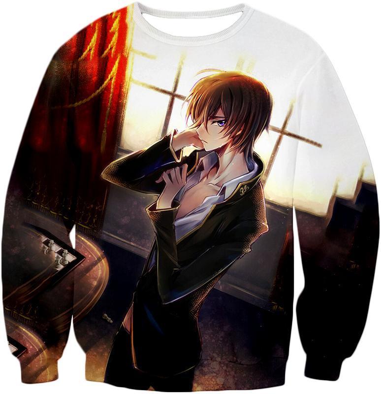 OtakuForm-OP T-Shirt Sweatshirt / XXS Code Geass Handsome Anime Hero Suzaku Kururugi Amazing Promo T-Shirt