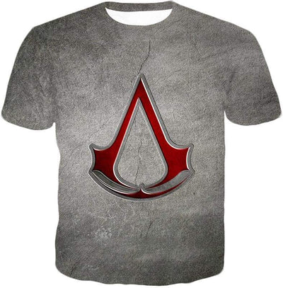 OtakuForm-OP Sweatshirt T-Shirt / XXS Cool Assassin's Creed Symbol Awesome Promo Grey Sweatshirt