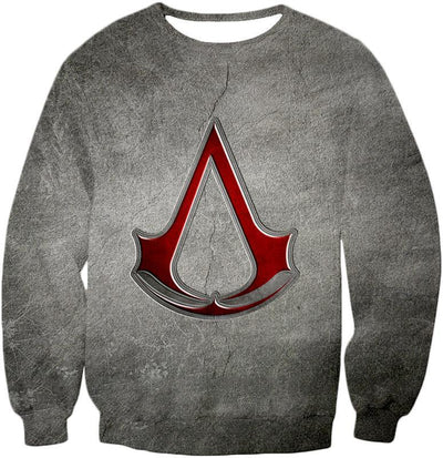 OtakuForm-OP T-Shirt Sweatshirt / XXS Cool Assassin's Creed Symbol Awesome Promo Grey T-Shirt