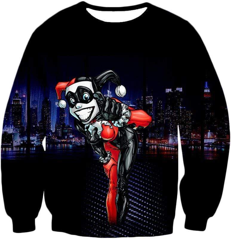 OtakuForm-OP Sweatshirt Sweatshirt / XXS Cool Gotham Villain Harley Quinn Animated Graphic Sweatshirt