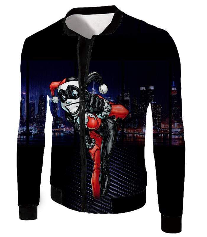 OtakuForm-OP Sweatshirt Jacket / XXS Cool Gotham Villain Harley Quinn Animated Graphic Sweatshirt