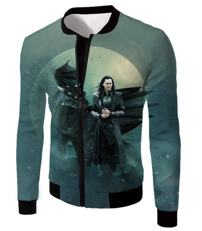 OtakuForm-OP Sweatshirt Jacket / XXS Cool King of Frost Giants Loki Awesome Grey Sweatshirt