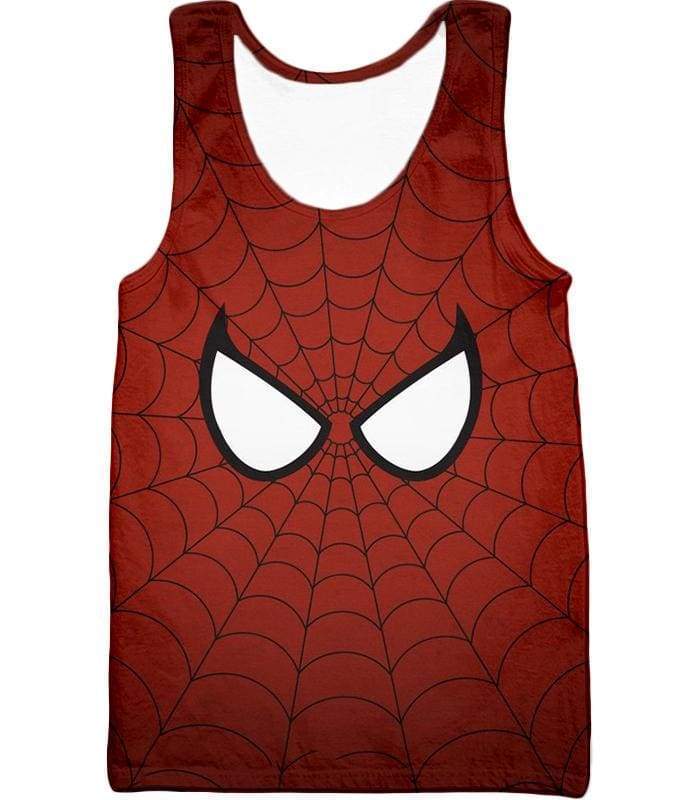 OtakuForm-OP Sweatshirt Tank Top / XXS Cool Spider Net Patterned Spidey Eyes Red  Sweatshirt