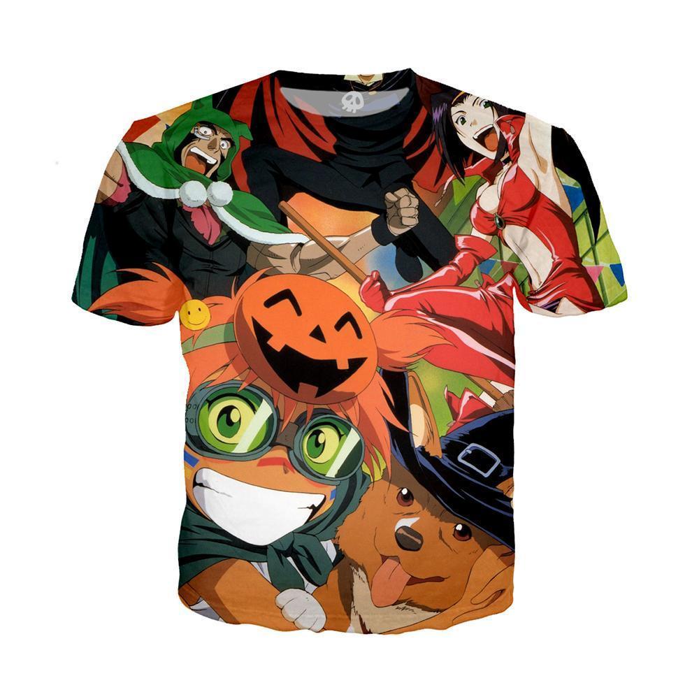 OtakuForm-AM T-Shirt M / Orange Cowboy Bebop Shirt - Halloween Cowboy Bepop T-Shirt
