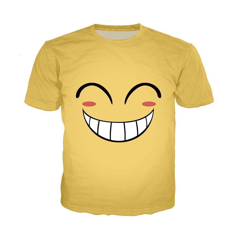OtakuForm-AM T-Shirt M / Yellow Cowboy Bebop Shirt - Radical Ed Smiley Cowboy Bepop T-Shirt