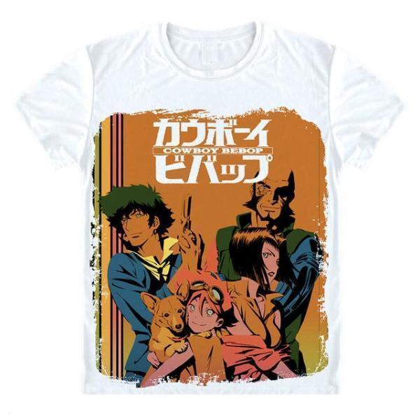 OtakuForm-AM T-Shirt M / White Cowboy Bebop Shirt - Retro Main Cast T-Shirt