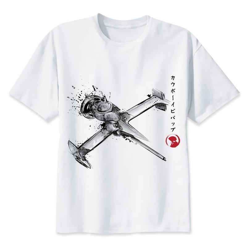 OtakuForm-AM T-Shirt M / White Cowboy Bebop T-Shirt - Spike's Speedster Cowboy Bepop T-Shirt
