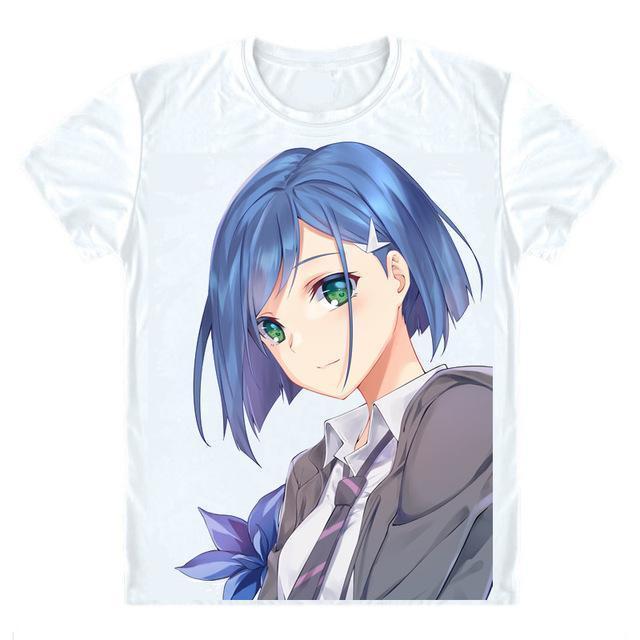 Anime Merchandise T-Shirt M Darling in the Franxx T-Shirt - Cute Ichigo T-Shirt