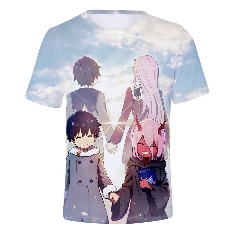 Anime Merchandise T-Shirt M Darling in the Franxx T-Shirt - Darlings in the Sky T-Shirt