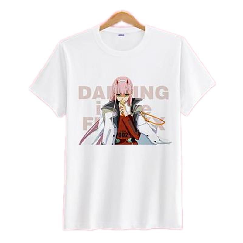 Anime Merchandise T-Shirt M Darling in the Franxx T-Shirt - Zero Two "Darling in the Franxx" T-Shirt