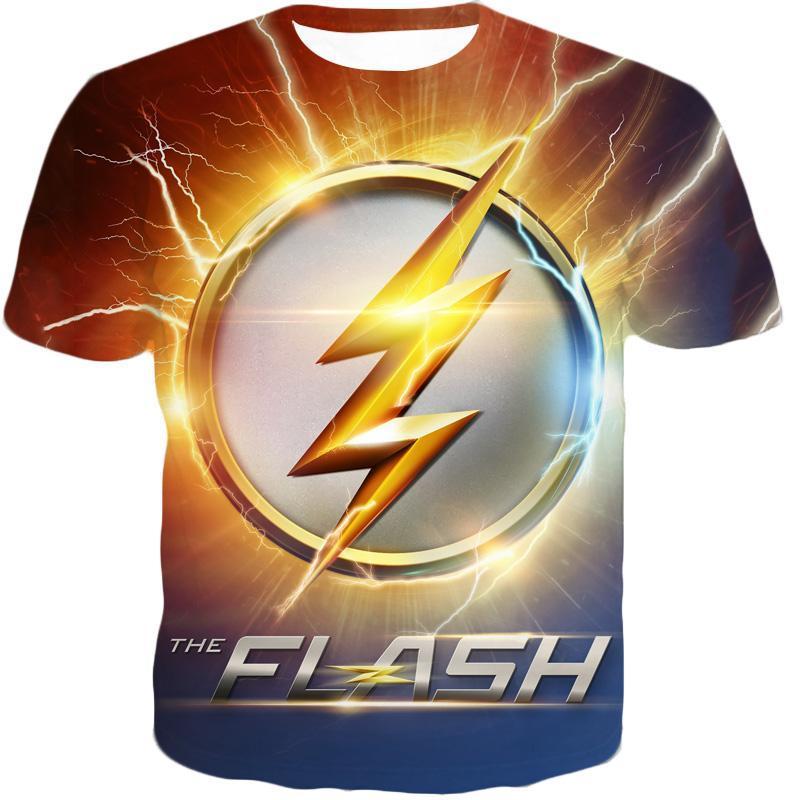 OtakuForm-OP Sweatshirt T-Shirt / XXS DC Comics The Flash Symbol Sweatshirt - Superhero 3D Sweatshirts And Clothing Sweatshirt