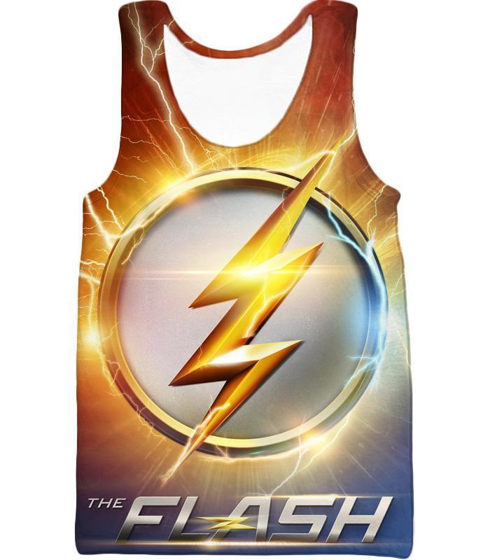 OtakuForm-OP T-Shirt Tank Top / XXS DC Comics The Flash Symbol T-Shirt - Superhero 3D Shirts And Clothing T-Shirt