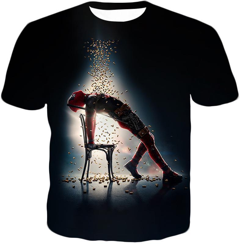 OtakuForm-OP T-Shirt T-Shirt / XXS Deadpool T-Shirt - Super Regenerating Hero Deadpool Graphic Black T-Shirt