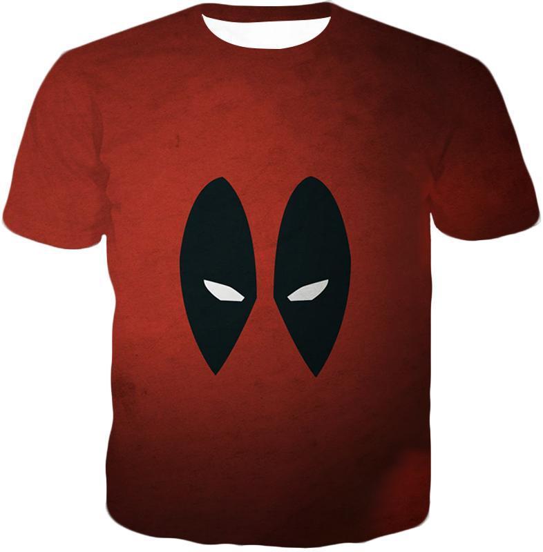 OtakuForm-OP Zip Up Hoodie T-Shirt / XXS Deadpool Zip Up Hoodie - Deadpool Eyes Graphic Red Zip Up Hoodie