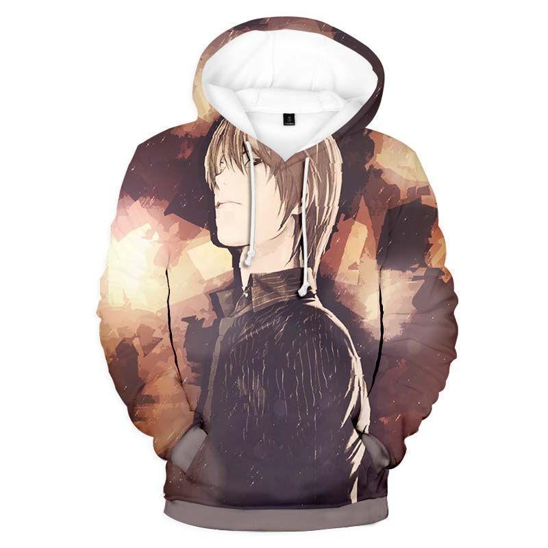 Death Note Hoodie XXS Death Note Light Yagami Hoodie - Death Note Merchandise Hoodie