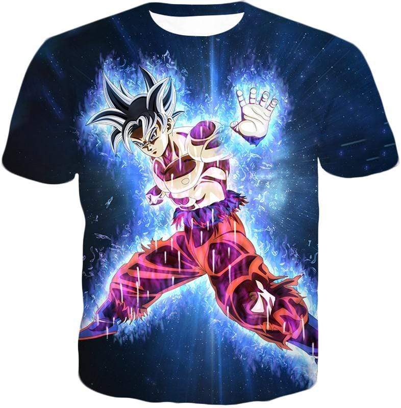 OtakuForm-OP Hoodie T-Shirt / XXS Dragon Ball Super Amazing Goku Ultra Instinct Power Cool Black Hoodie - Dragon Ball Hoodie