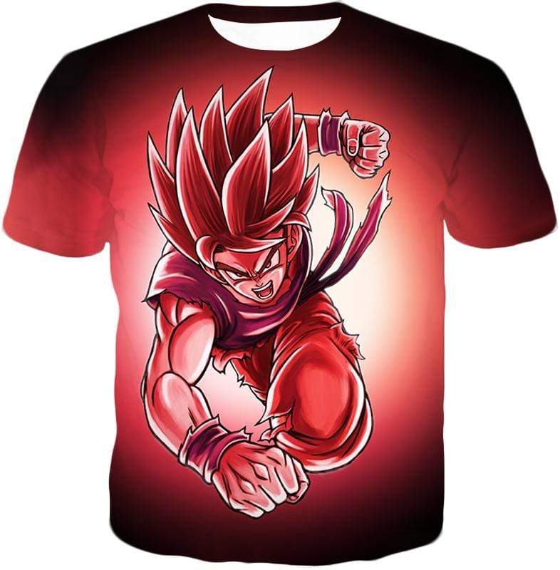 OtakuForm-OP Hoodie T-Shirt / XXS Dragon Ball Super Amazing Warrior Goku Super Saiyan God Red Hoodie