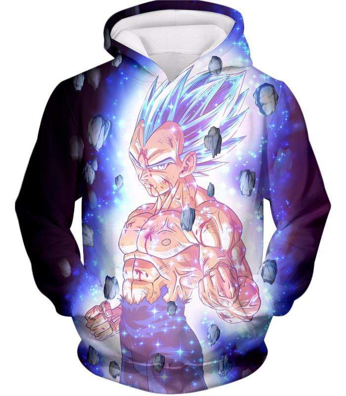 OtakuForm-OP Sweatshirt Hoodie / XXS Dragon Ball Super Awesome Hero Prince Vegeta Super Saiyan Blue Cool Sweatshirt - DBZ Clothing Sweater
