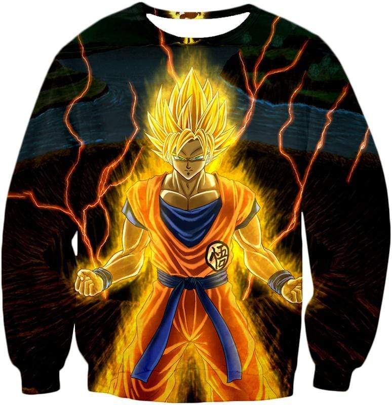 OtakuForm-OP Hoodie Sweatshirt / XXS Dragon Ball Super Awesome Super Saiyan 2 Goku Graphic Hoodie