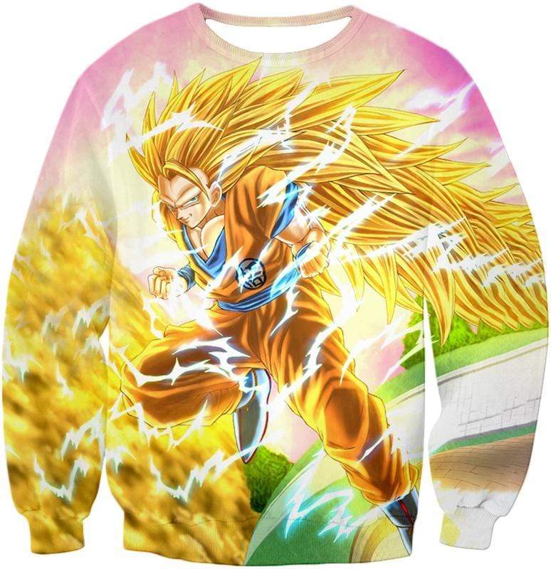 OtakuForm-OP Sweatshirt Sweatshirt / XXS Dragon Ball Super Awesome Super Saiyan 3 Goku Graphic Sweatshirt