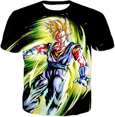 OtakuForm-OP T-Shirt T-Shirt / XXS Dragon Ball Super Cool Fusion Warrior Vegito Super Saiyan Mode Awesome Black T-Shirt