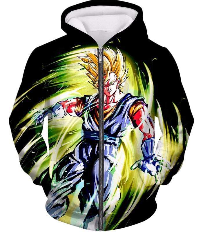 OtakuForm-OP T-Shirt Zip Up Hoodie / XXS Dragon Ball Super Cool Fusion Warrior Vegito Super Saiyan Mode Awesome Black T-Shirt