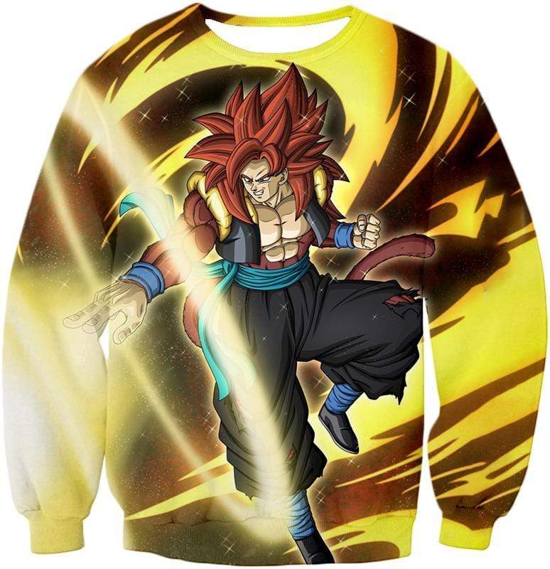 OtakuForm-OP Sweatshirt Sweatshirt / XXS Dragon Ball Super Cool Gogeta Xeno Super Saiyan 4 Action Graphic Sweatshirt - DBZ Sweater