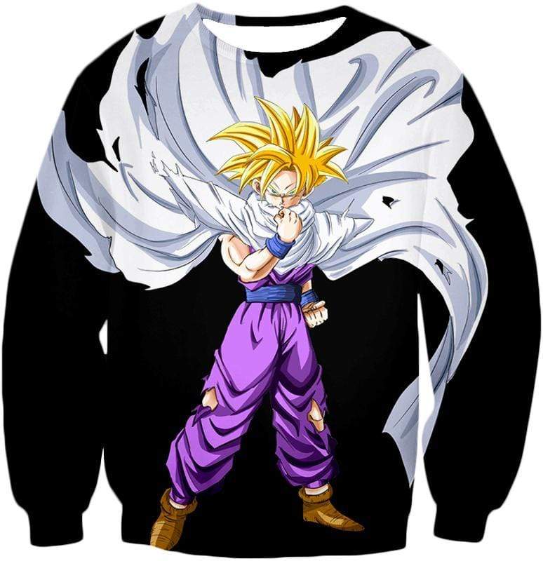 OtakuForm-OP T-Shirt Sweatshirt / XXS Dragon Ball Super Cool Gohan Full Super Saiyan Black T-Shirt - DBZ T-Shirt