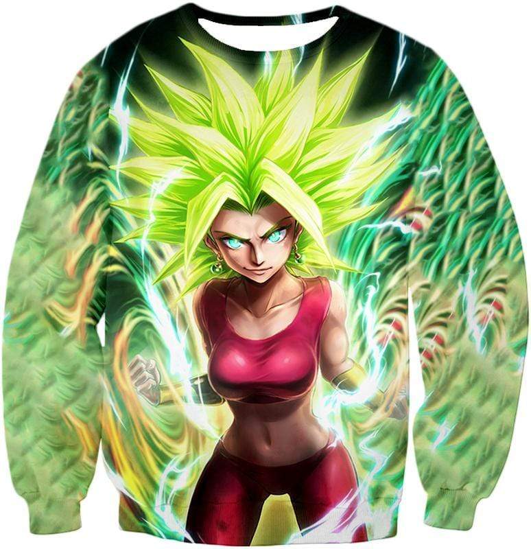 OtakuForm-OP Hoodie Sweatshirt / XXS Dragon Ball Super Cool Legendary Super Saiyan Kale Graphic Hoodie - DBZ Clothing Hoodie