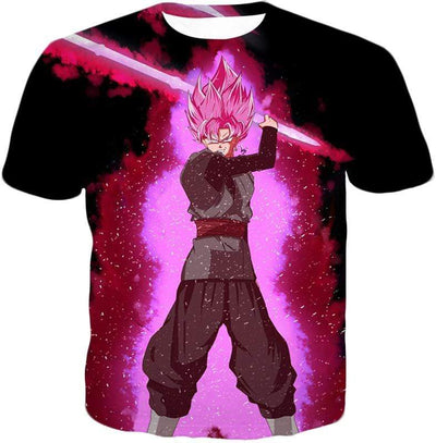 OtakuForm-OP Sweatshirt T-Shirt / XXS Dragon Ball Super Dangerous Evil Zamasu Super Saiyan Rose Cool Black Sweatshirt