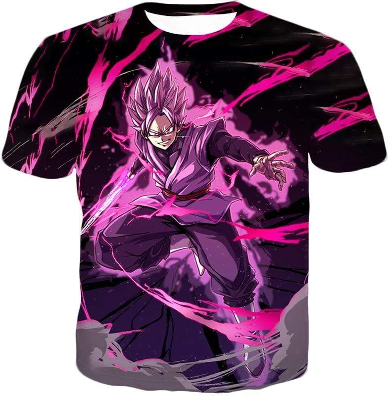 OtakuForm-OP Sweatshirt T-Shirt / XXS Dragon Ball Super Darkest Villain Zamasu Super Saiyan Rose Black Sweatshirt - DBZ Clothing Sweater