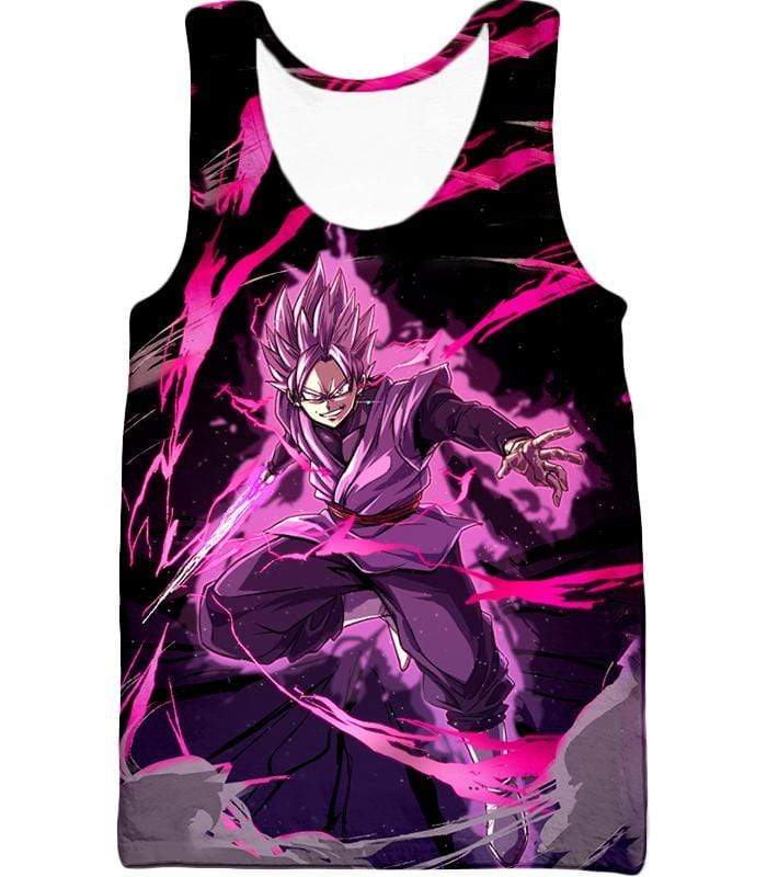 OtakuForm-OP Sweatshirt Tank Top / XXS Dragon Ball Super Darkest Villain Zamasu Super Saiyan Rose Black Sweatshirt - DBZ Clothing Sweater