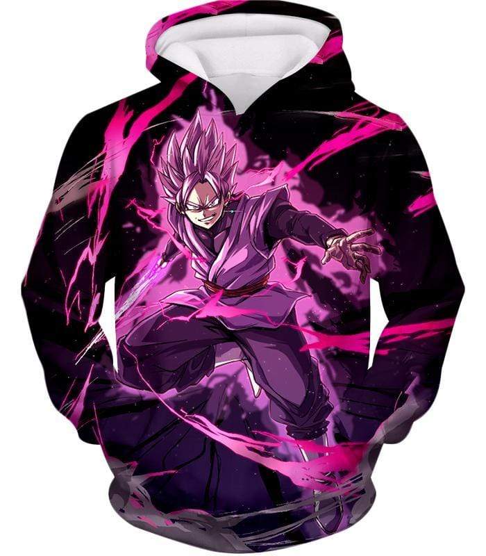 OtakuForm-OP T-Shirt Hoodie / XXS Dragon Ball Super Darkest Villain Zamasu Super Saiyan Rose Black T-Shirt - DBZ Clothing T-Shirt