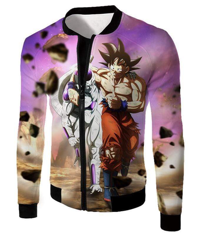 Dragon Ball Super Fighters Goku X Frieza Graphic Sweatshirt - Dragon Ball Sweater