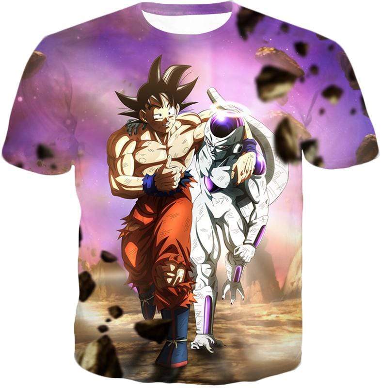 OtakuForm-OP T-Shirt T-Shirt / XXS Dragon Ball Super Fighters Goku X Frieza Amazing Graphic T-Shirt - Dragon Ball T-Shirt