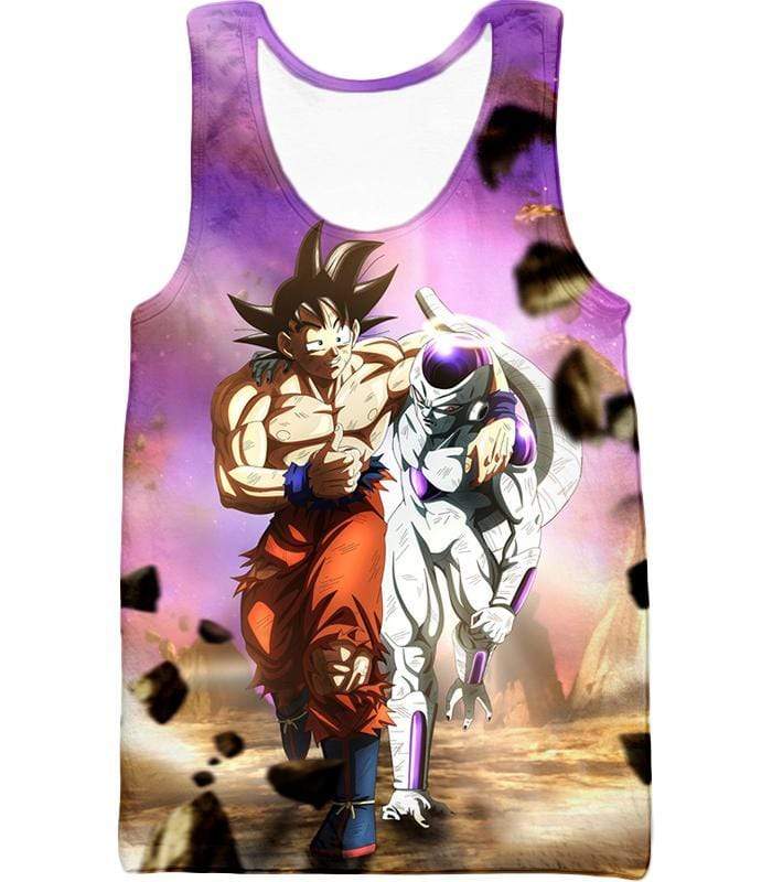OtakuForm-OP T-Shirt Tank Top / XXS Dragon Ball Super Fighters Goku X Frieza Amazing Graphic T-Shirt - Dragon Ball T-Shirt