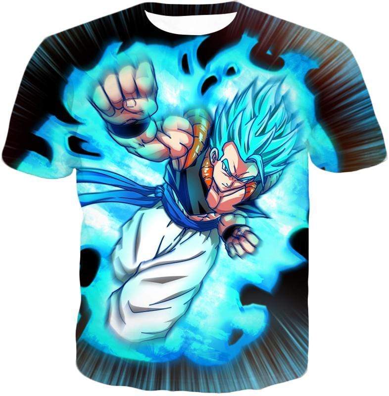 OtakuForm-OP Zip Up Hoodie T-Shirt / XXS Dragon Ball Super Fusion Gogeta Super Saiyan Blue Cool Action Zip Up Hoodie
