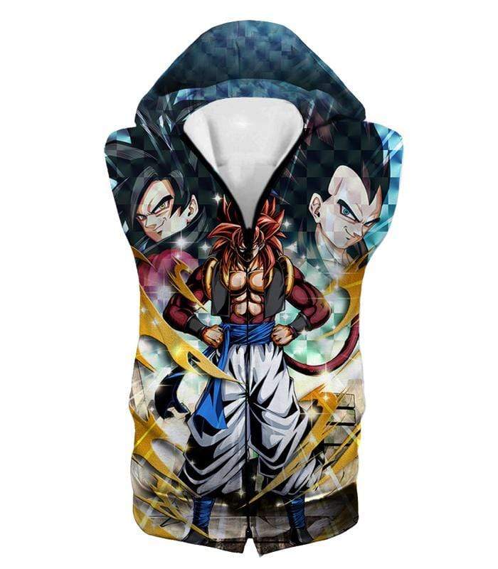 OtakuForm-OP T-Shirt Hooded Tank Top / XXS Dragon Ball Super Fusion Xeno Gogeta Cool Graphic T-Shirt