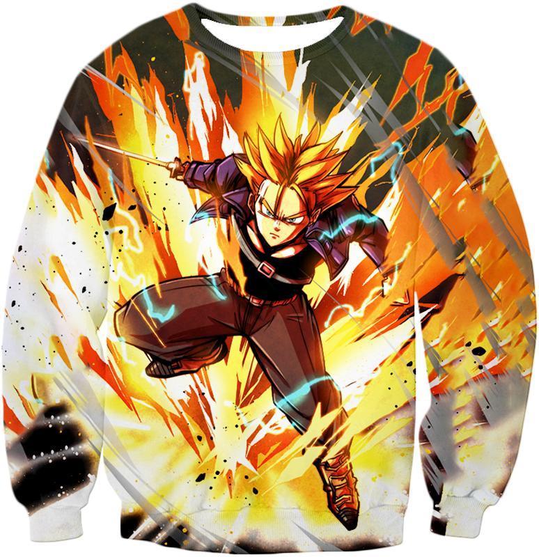 OtakuForm-OP Sweatshirt Sweatshirt / XXS Dragon Ball Super Future Trunks Super Saiyan Awesome Sweatshirt