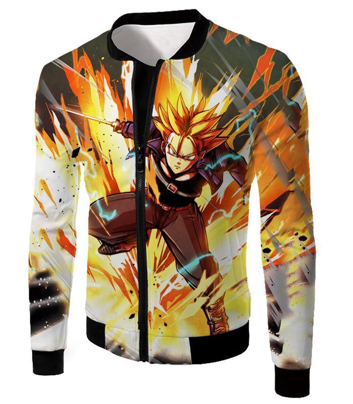 OtakuForm-OP Sweatshirt Jacket / XXS Dragon Ball Super Future Trunks Super Saiyan Awesome Sweatshirt