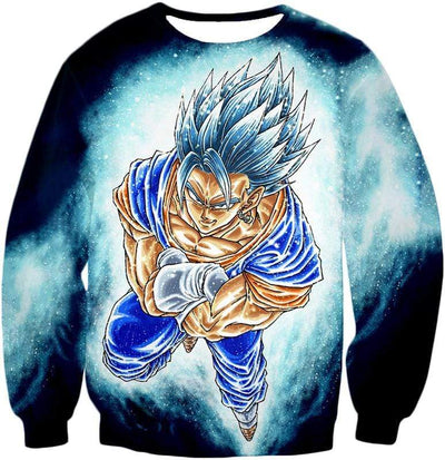 OtakuForm-OP Sweatshirt Sweatshirt / XXS Dragon Ball Super Godly Form Super Saiyan Blue Vegito Cool Sweatshirt