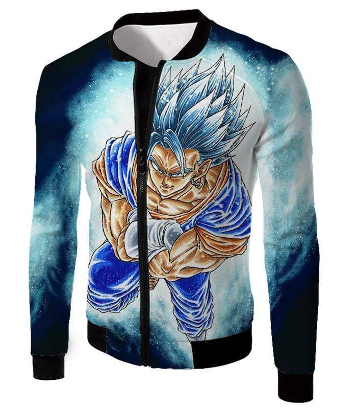 OtakuForm-OP Sweatshirt Jacket / XXS Dragon Ball Super Godly Form Super Saiyan Blue Vegito Cool Sweatshirt