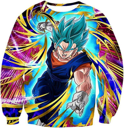 OtakuForm-OP T-Shirt Sweatshirt / XXS Dragon Ball Super Godly Form Vegito Super Saiyan Blue Graphic T-Shirt