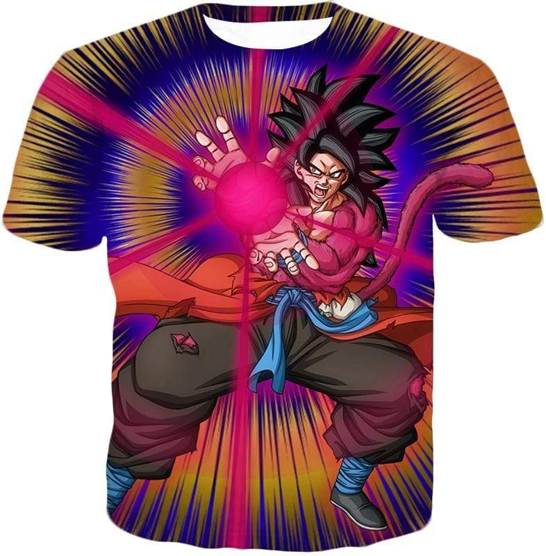 OtakuForm-OP Sweatshirt T-Shirt / XXS Dragon Ball Super Goku Super Saiyan 4 Action Sweatshirt - Dragon Ball Z Sweater
