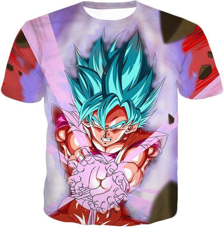 OtakuForm-OP T-Shirt T-Shirt / XXS Dragon Ball Super Goku Super Saiyan Blue Godly Mode T-Shirt