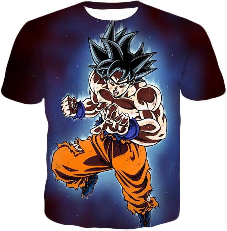 OtakuForm-OP T-Shirt T-Shirt / XXS Dragon Ball Super Goku Ultra Instinct Mode Action T-Shirt - Dragon Ball Super T-Shirt