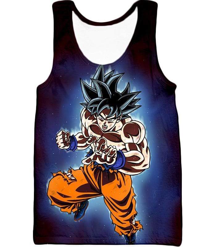 Dragon Ball Super Goku Ultra Instinct Mode Action T-Shirt - Dragon Ball Super T-Shirt