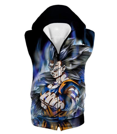 OtakuForm-OP Sweatshirt Hooded Tank Top / XXS Dragon Ball Super Goku Ultra Instinct Super Saiyan 3 Awesome Black Sweatshirt