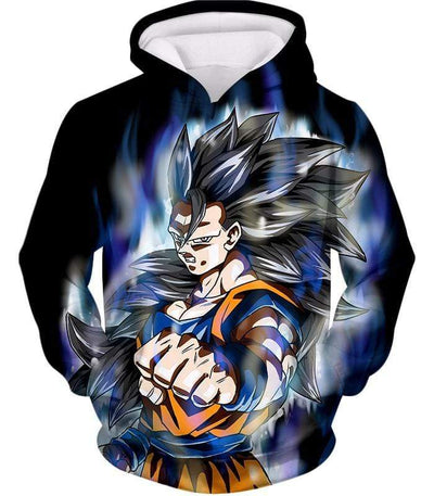 OtakuForm-OP Sweatshirt Hoodie / XXS Dragon Ball Super Goku Ultra Instinct Super Saiyan 3 Awesome Black Sweatshirt